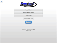 Tablet Screenshot of fentonautoparts.com